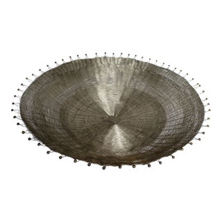 Early Vintage Michael Aram "Splash" Woven Wire Bowl/Centerpiece For Sale