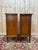 1970s Louis XVI Bedside Tables in Stained Wood and Brass, 1970s, Set of 2 For Sale - Image 5 of 7