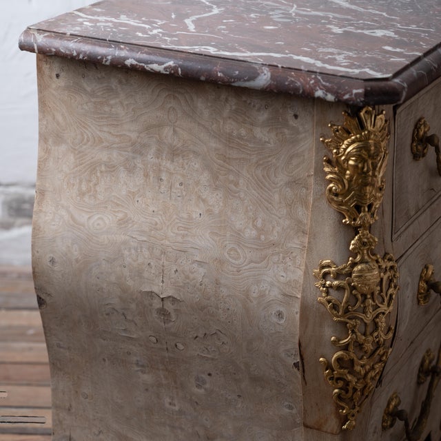 Tan Bleached Louis XV Style Commode, 19th Century For Sale - Image 8 of 12