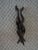 Mid 20th Century Hand‑Carved Hardwood Interlocking Serpent Tripod Stand For Sale - Image 5 of 5