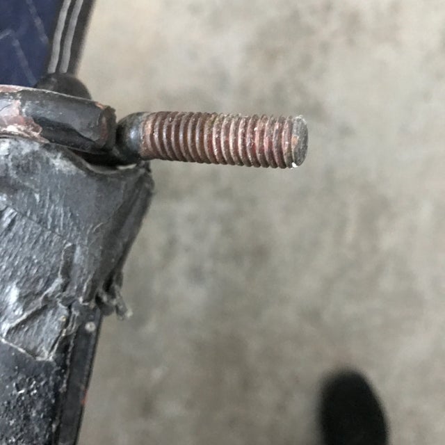 Mayer Oil Co..Black Painted Wood Gold Leaf Wood Gasoline Petrol Sign For Sale - Image 12 of 13