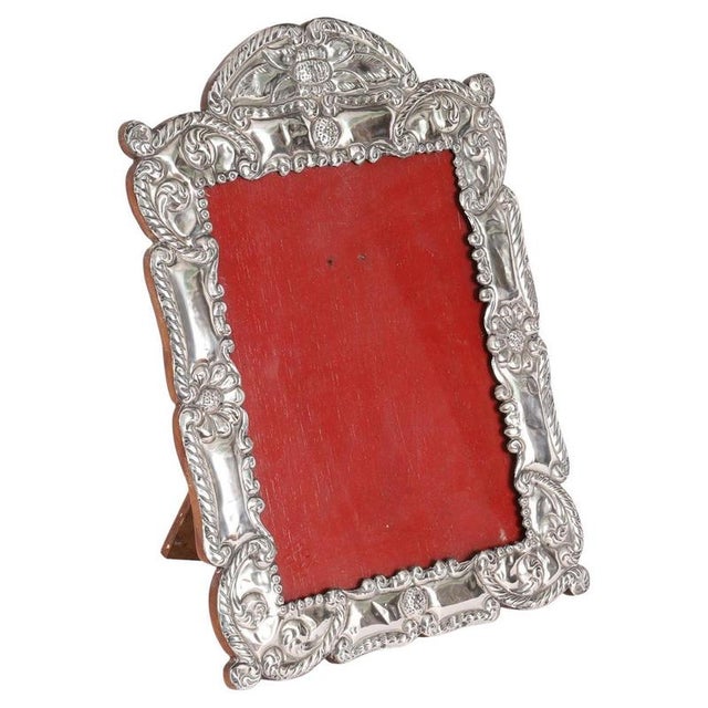 Antique Late 19th Century 925 Silver Photo Frame, 1890s For Sale - Image 15 of 15