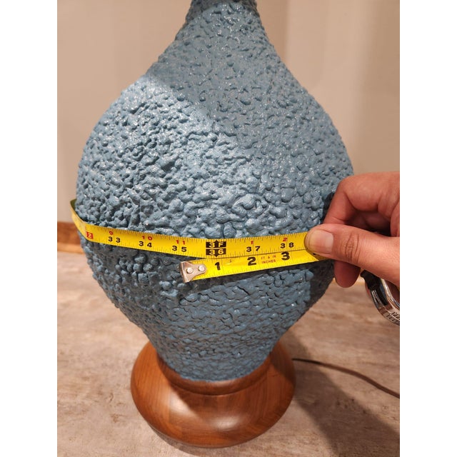 1958 Quartite Creative Corp. Atomic Popcorn Chalkware Table Lamp For Sale - Image 12 of 16