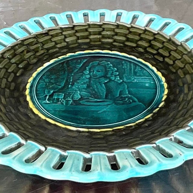 Vintage Regency English Wedgwood Plate For Sale - Image 11 of 13