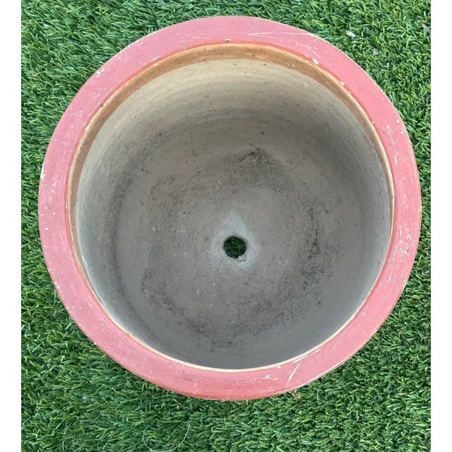 Rare Vintage Tonala Mexico Ceramic Large Planter Pot For Sale - Image 12 of 12