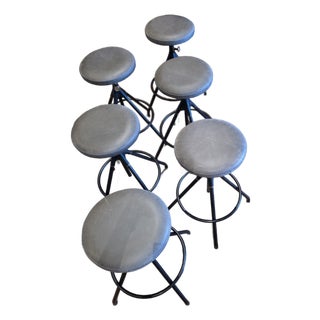 Counter Stools Set of 6 For Sale