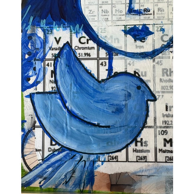 Contemporary 2025 Ruth Arenz Original Fauvist Postmodern Abstract Portrait, Framed For Sale - Image 3 of 10