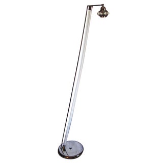 Vintage Lucite and Chrome Floor Lamp For Sale