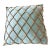 Pair of Coastal Blue Pillows With Overlay Knotted Rope - 2 For Sale