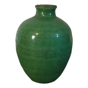 18th/19th Century Chinese Monochrome Glaze Green Porcelain Vase