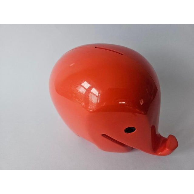 Mid-Century Modern XMidcentury Money Box Elephant, Designed attributed to Luigi Colani, Drumbo, 1970s For Sale - Image 3 of 11