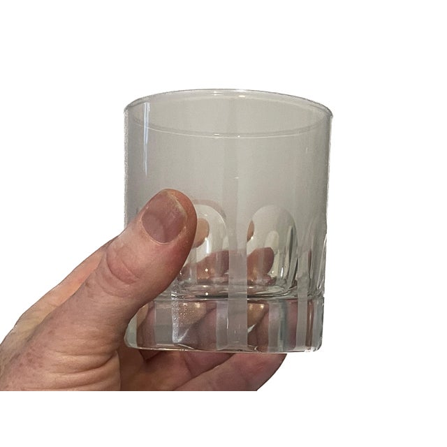 Glass 1950s Mid-Century Modern Kosta Boda "Prince" Lowball Glasses by Vicke Lindstrand - Set of 6 For Sale - Image 7 of 10