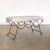 Panoplie Iron Double Loop Bench, Brown Stripe For Sale In Los Angeles - Image 6 of 7