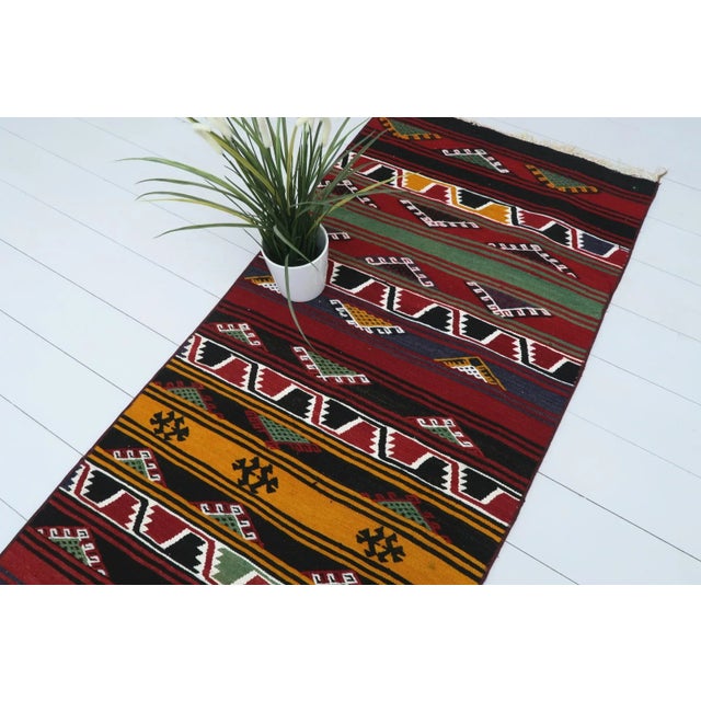 Vintage Turkish Runner-2’4’x11’2" For Sale - Image 11 of 13