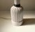 1940s Art Deco White Glazed Ceramic Table Lamp by Christian Schollert for Schollert, 1940s For Sale - Image 5 of 10
