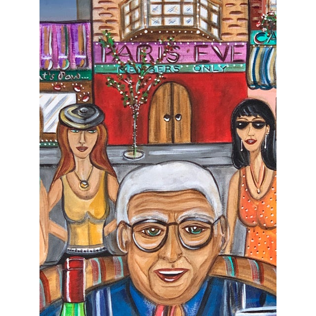 French Bar Scene Painitng For Sale - Image 10 of 11