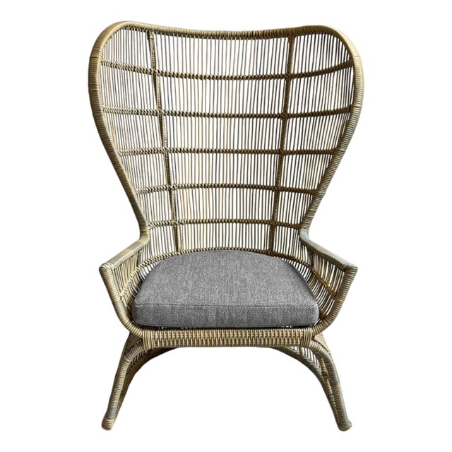 Outdoor Faux Rattan Bawang Chair For Sale