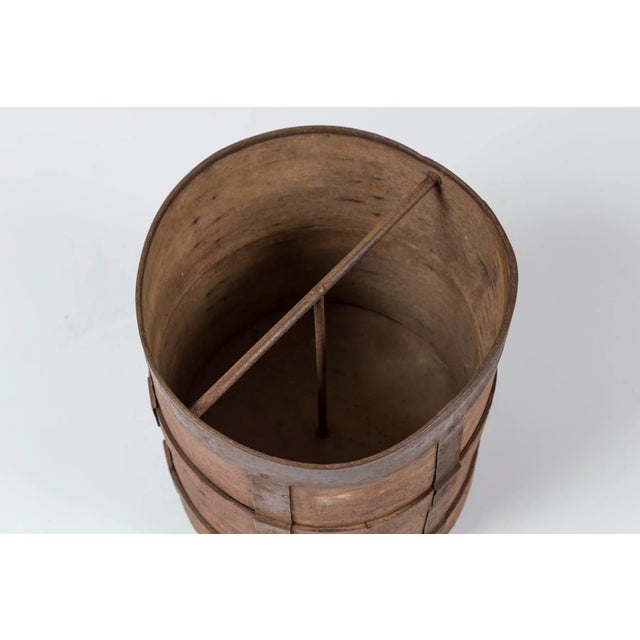Brown Antique French Grain Measure, Early 20th Century. For Sale - Image 8 of 10