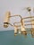 Geometric Brass Chandelier by Gaetano Sciolari for Boulanger, 1970s For Sale - Image 6 of 18