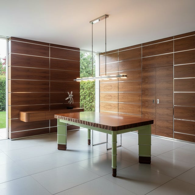 1920s Attributed to Kem Weber Dining Table From Grand Rapids Furniture Company For Sale - Image 9 of 14