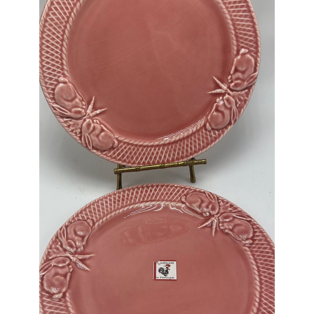 Vintage Bordallo Pinheiro Plates, a Pair For Sale In Charleston - Image 6 of 7
