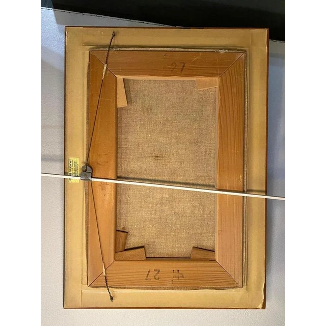 René Zwahlen, Place Petit Saconnex, Oil on Canvas, 1970s For Sale - Image 7 of 9