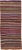 Vintage Kilim Handmade Flatweave Multicolor Striped Wool Runner For Sale - Image 10 of 10
