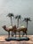 Mid-Century Modern Pair of Vintage Patinated Bronze Camel Candleholder For Sale - Image 3 of 12