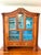 18th Century Inlaid and Carved Cherrywood Vitrine Buffet, 1790s, Set of 2 For Sale - Image 3 of 18