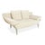 Modern Model 1600 2-Seater Sofa in Cream Fabric from Rolf Benz For Sale - Image 3 of 17