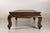 Antique Chinese Elm Opium Bed Coffee Table with Woven Rattan Top and Scroll Legs For Sale In New York - Image 6 of 18
