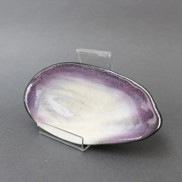 Decorative Ceramic Vide-Poche by Pol Chambost, 1950s For Sale - Image 3 of 13