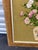 Vintage Floral Crewel Embroidery Wall Art With Burlap Border For Sale - Image 11 of 11