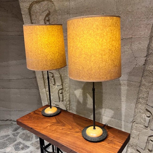 1950s Modern Sputnik Atomic Table Lamp Pair For Sale - Image 12 of 12