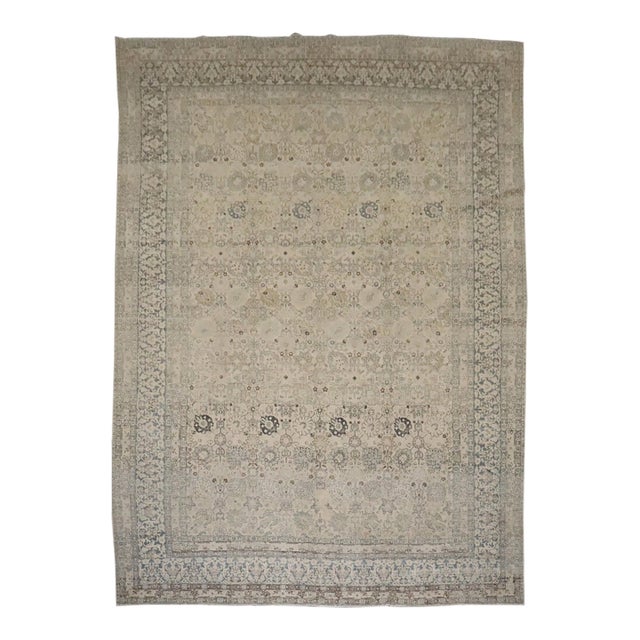 Large Persian Tabriz Carpet rug no. j4870 For Sale