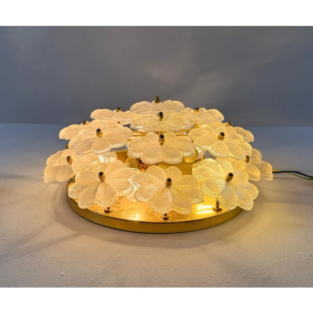 Mid-Century Modern Mid-Century Modern Floral Wall Lamp by Ernst Palme, 1960s For Sale - Image 3 of 18