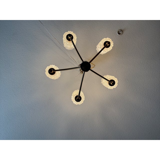 Possini Euro Icelight Chandelier For Sale - Image 9 of 11