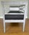 Wood 19th Century Swedish Gustavian-Style Bench With Custom Sunbrella Cushion For Sale - Image 7 of 10