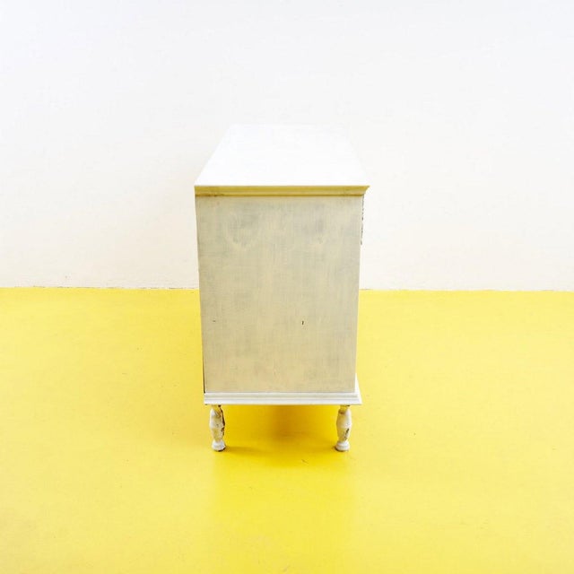 Vintage Chest of Drawers in White For Sale - Image 6 of 10