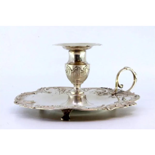 Silver Paddle with Floral Motifs For Sale - Image 4 of 6