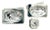 1990s Georg Jensen Estate Mens Cufflinks Set With Tie Pin Without Back of Tie Pin Silver, 3 Pieces For Sale