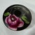 Ceramic Rare Vintage Midwinter Burslem "Porcelon" Vanity Set - 6pc Black & Pink Rose Art Deco For Sale - Image 7 of 10