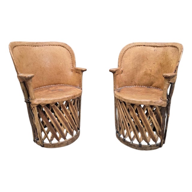 Vintage Native American Leather - Pair For Sale