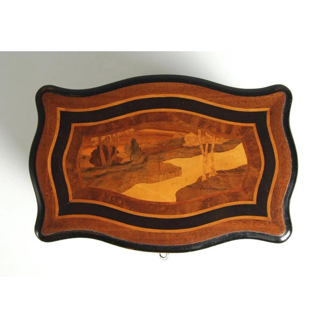 1900 - 1909 Art Nouveau Box with Marquetry, 1906 For Sale - Image 5 of 13