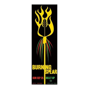 2005 American Concert Poster, Burning Spear (Belly Up)