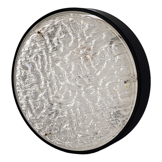 Vintage Wall Light in Steel and Resin, 1950s For Sale