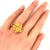 Contemporary Carrera Y Carrera Diamond 18k Yellow Gold Flower Ring - Size 6.5 For Sale - Image 3 of 8