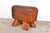 Wood Vintage Leather Gymnastic Stool, 1930s For Sale - Image 7 of 7