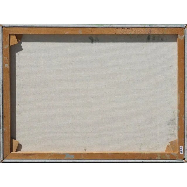 Impressionist Unknown Pacific Ocean From Santa Cruz Mountains Landscape 1990s For Sale - Image 3 of 4