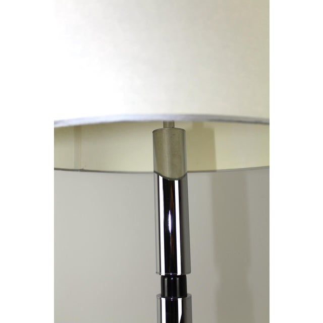 Silver Chrome Floor Lamp, 1950s For Sale - Image 8 of 17